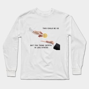 Funny Crypto T-shirt Long Sleeve T-Shirt